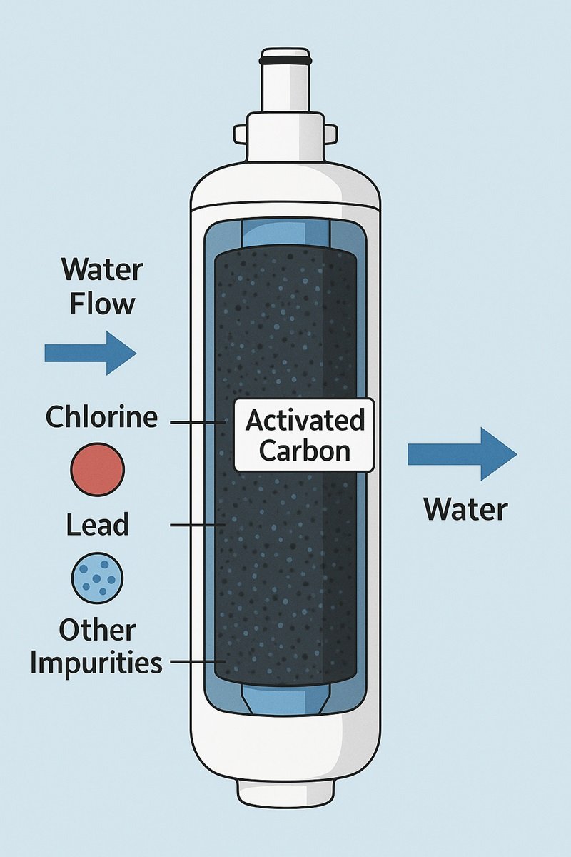 How the UKF8001 Refrigerator Water Filter Keeps Your Drinking Water Free from Chlorine and Taste Issues