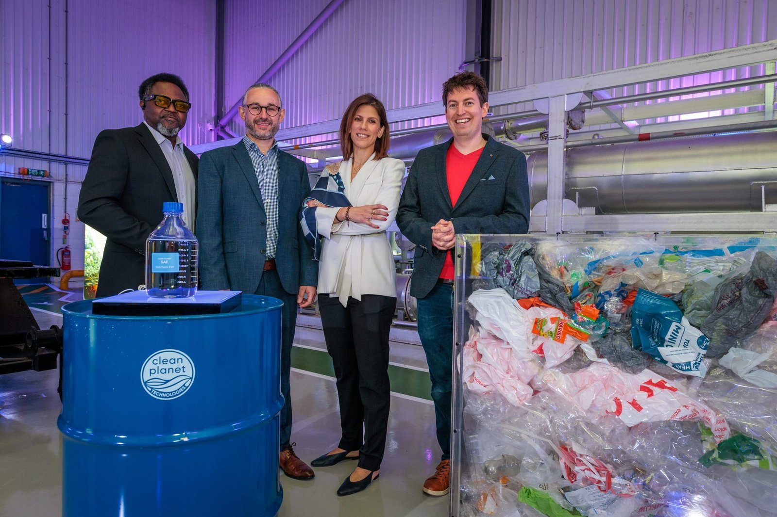 Pilot facility converts hard-to-recycle waste plastic to aviation fuel